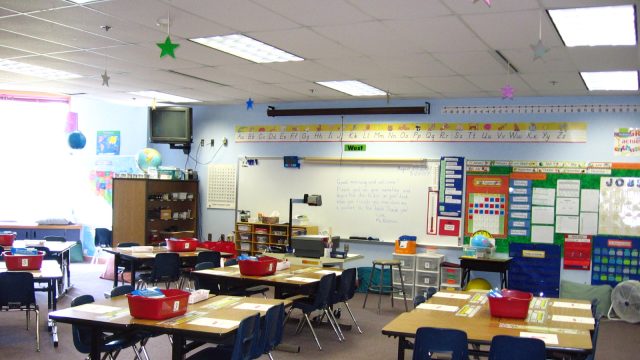 elementary school classroom