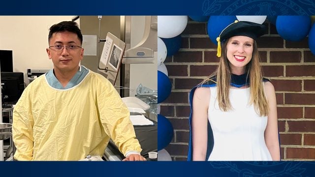 Side-by-side headshot of Dr. Ralf Martz Sulague and Dr. Allison Fitzgerald