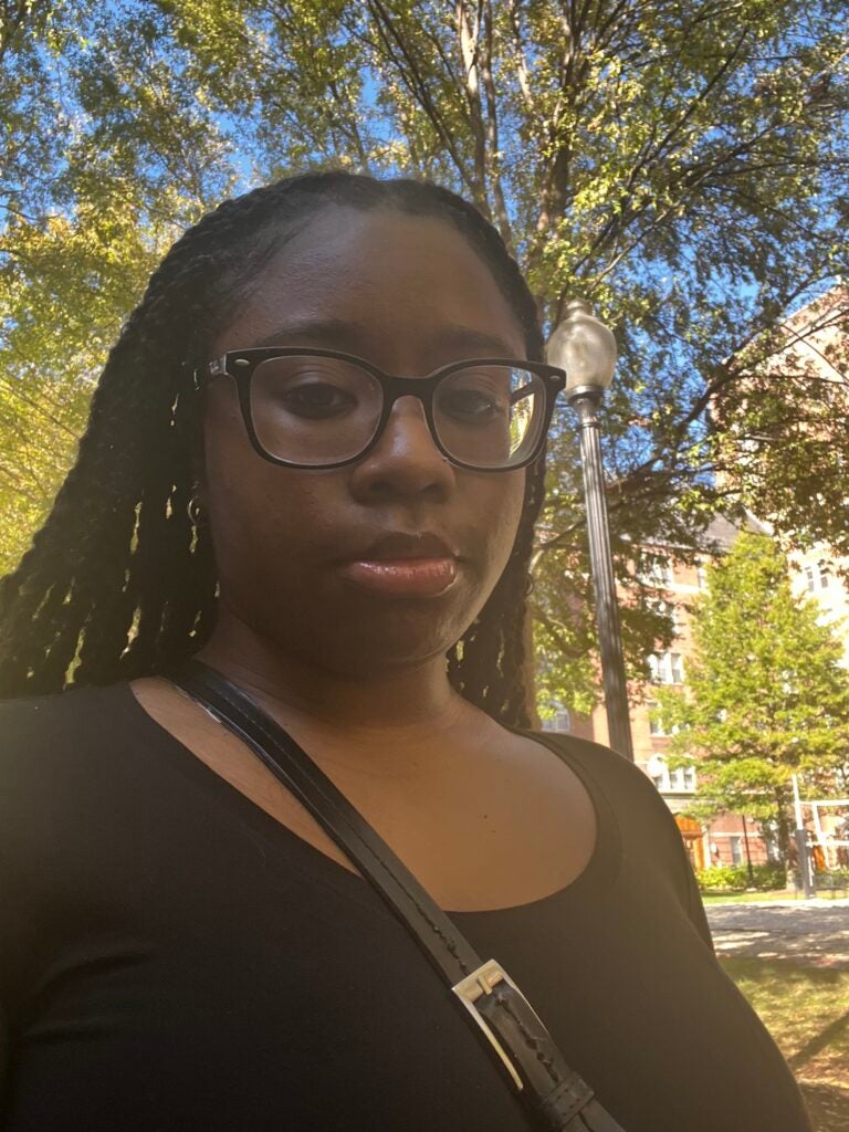 A selfie of Georgetown graduate student Janiah Rorie.